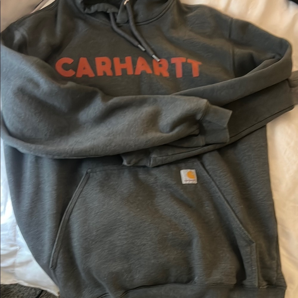 Carhartt Men's Gray Hoodie